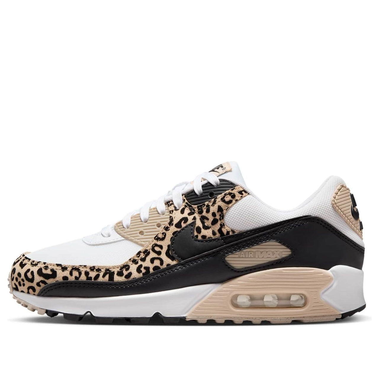 (WMNS) Nike Air Max 90 'Leopard Sanddrift Black' IF1619-100