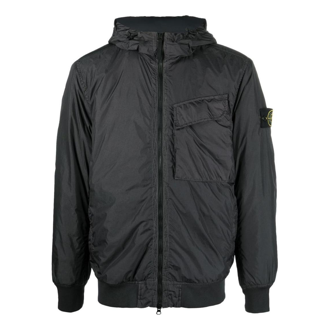 STONE ISLAND Pocket Detail Crinkle Reps Jacket 'Charcoal' 771540723-V0065
