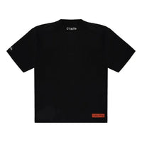 HERON PRESTON FW21 CTNMB Turtleneck T-shirt 'Black White' HMAA021F21JER0021001