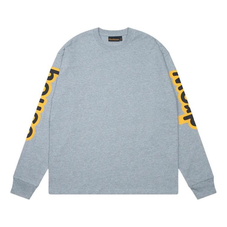 Drew House Long Sleeve Hug T-shirt 'Heather Grey' DR-SS22-457
