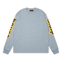 Drew House Long Sleeve Hug T-shirt 'Heather Grey' DR-SS22-457