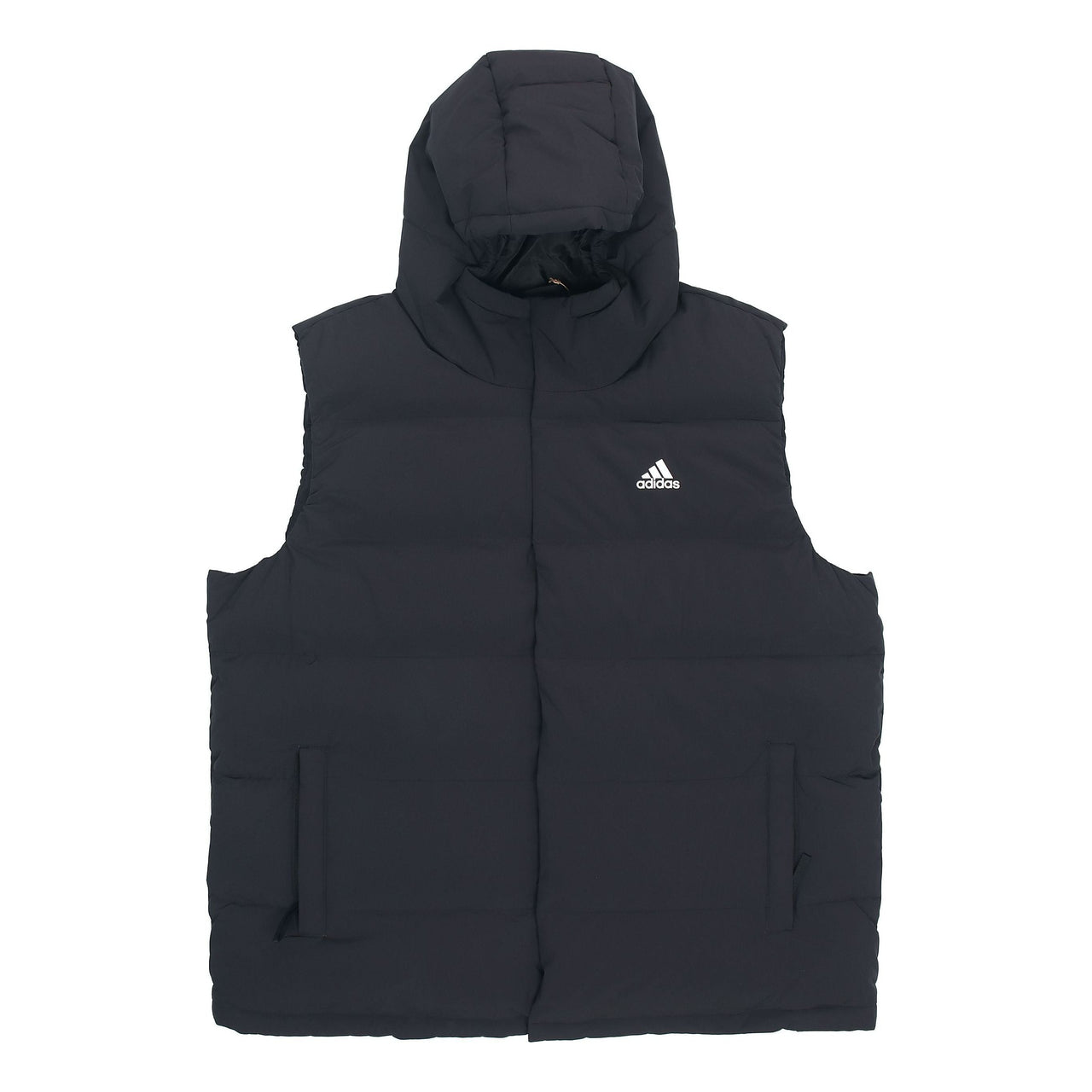 adidas Helionic Hooded Down Vests 'Black' HG6277