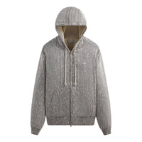 KITH Slub Boucle Boxy Collared Overshirt 'Ink' KHM031815-432