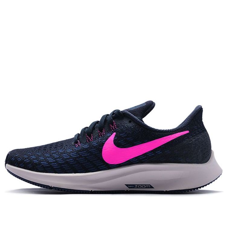 (WMNS) Nike Air Zoom Pegasus 35 'Obsidian Pink Blast Deep Royal Blue' 942855-401