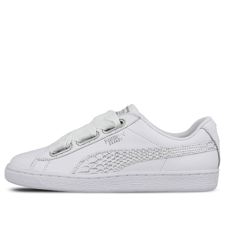 (WMNS) PUMA Basket Heart Oceanaire Leisure Board Shoes White 366443-02