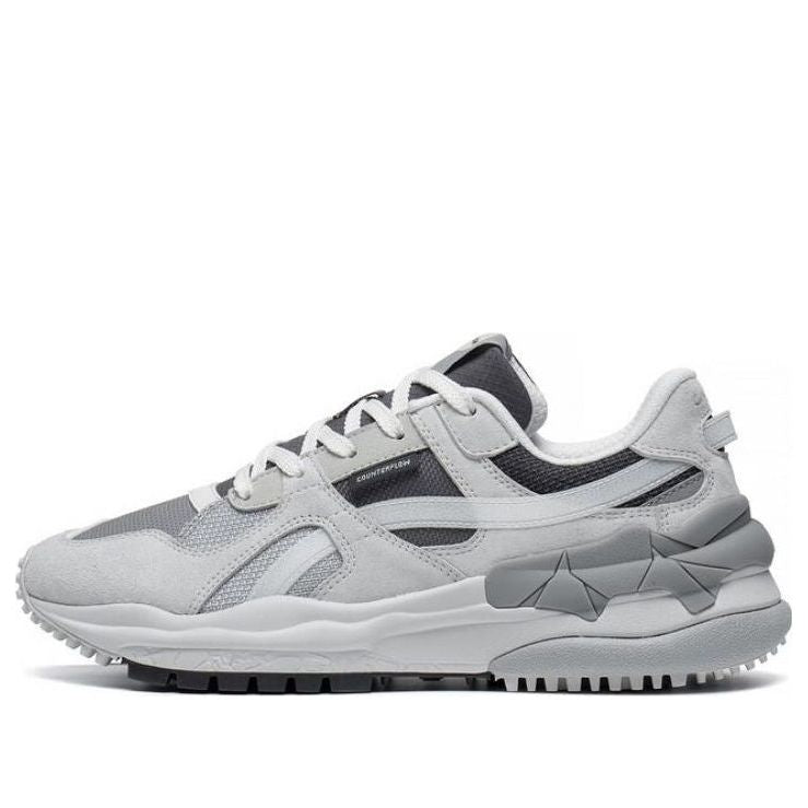 (WMNS) Li-Ning ChengFeng Sport Sneakers 'Grey Black' AGCT172-3