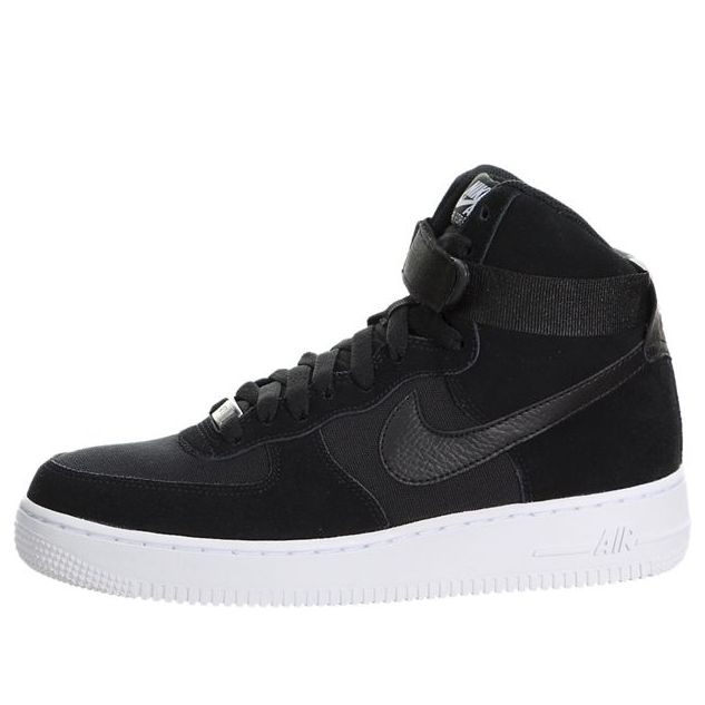 (GS) Nike Air Force 1 High 'Black White Sole' 653998-009