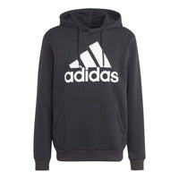 adidas Fleece Big Logo Hoodie 'Black' IB4024