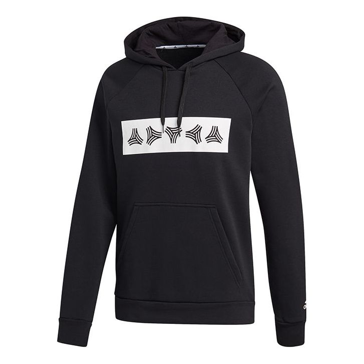 adidas Tan Sw Hoody Soccer/Football Sports Training Pullover Black FS5049