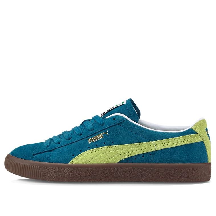 PUMA Unisex Suede Vtg Sneakers Blue/Green 374921-17