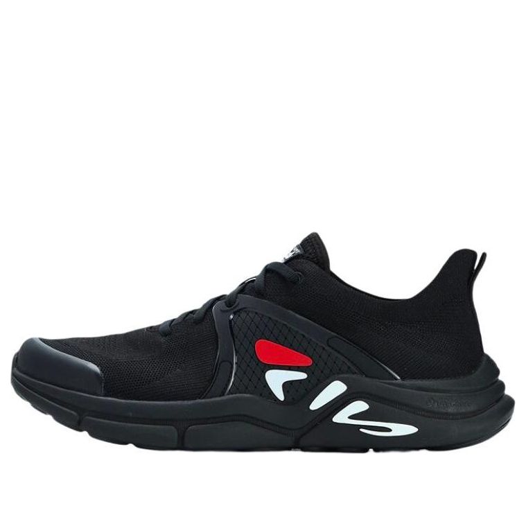 (WMNS) FILA Mind 3 Sportswear Sneakers 'Black White Red' A12W321302FBK