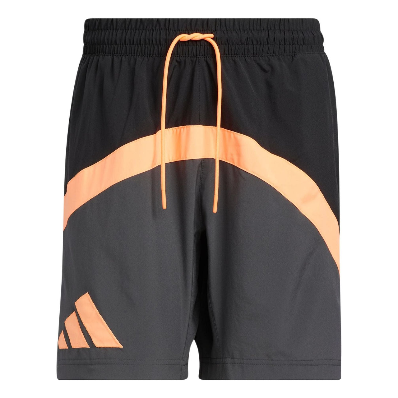 adidas Galaxy Stripe Logo Straight Shorts 'Grey' IC1954
