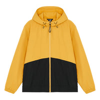 New Balance Men's New Balance Alphabet Splicing Contrasting Colors Hooded Jacket Yellow AMJ14336-MAN