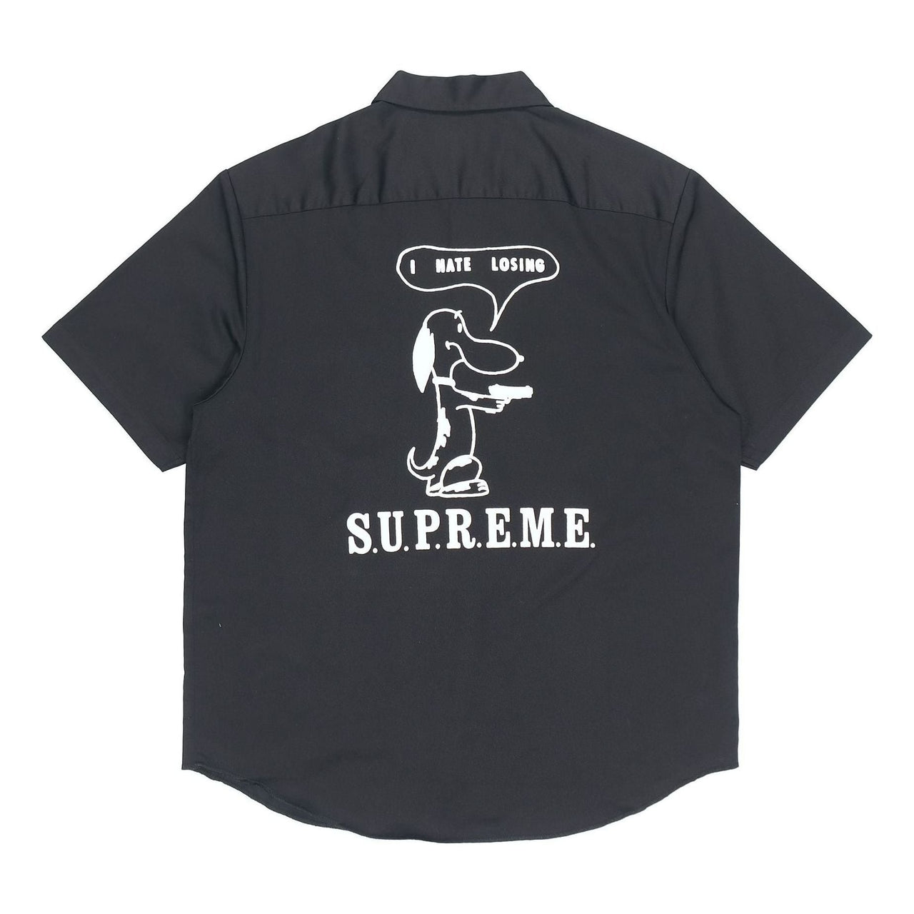 Supreme Dog S/S Work Shirt 'Black' White' SUP-SS21-660