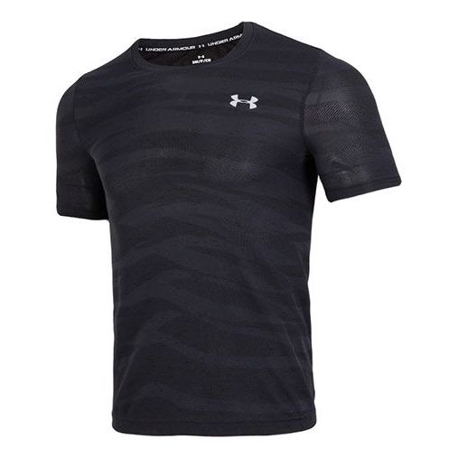 Under Armour Seamless Wave T-shirt 'Black' 1373726-001