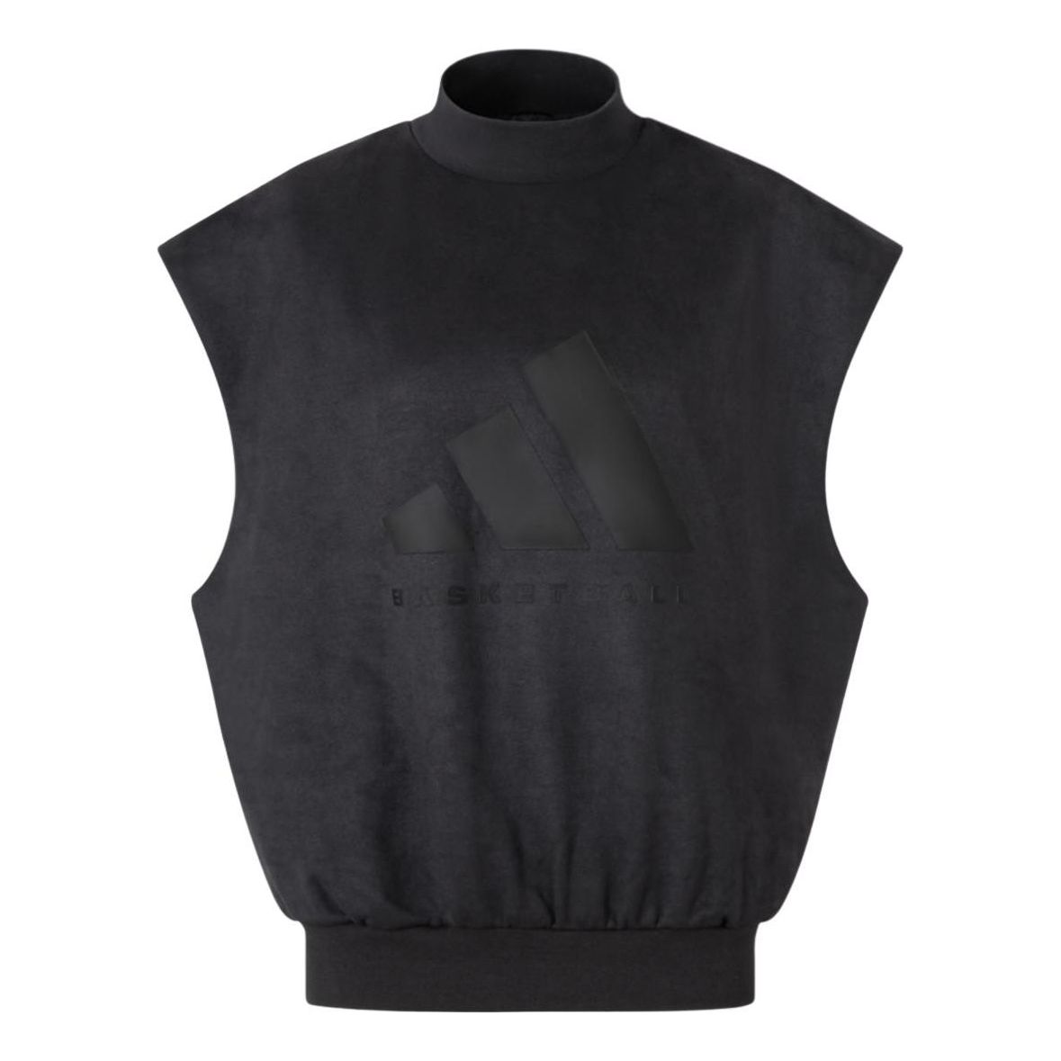 adidas Basketball Sueded Sleeveless Sweatshirt 'Grey' IN7702