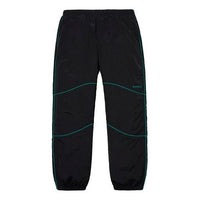 Supreme Piping Track Pants 'Black Blue' SUP-SS19-167
