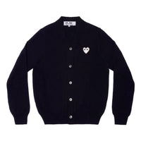 COMME des GARCONS PLAY Cardigan White Emblem 'Navy' AZ-N062-051-2