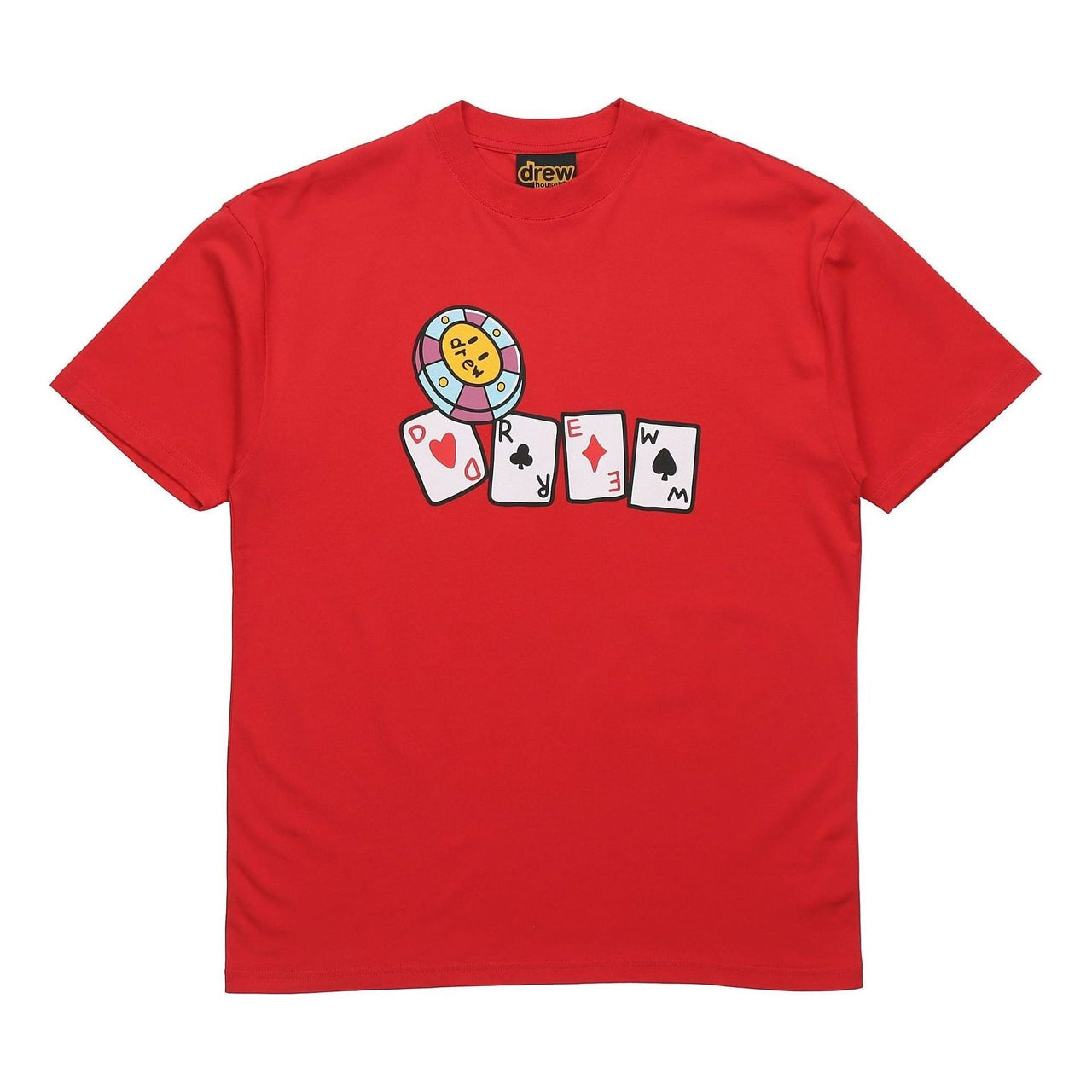 Drew House Lucky You Drew T-shirt 'Red' DR-SS21-50