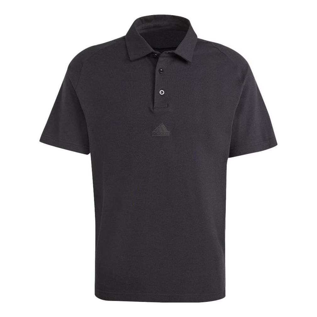 adidas Z.N.E. Premium Polo Shirt 'Black' IA3124