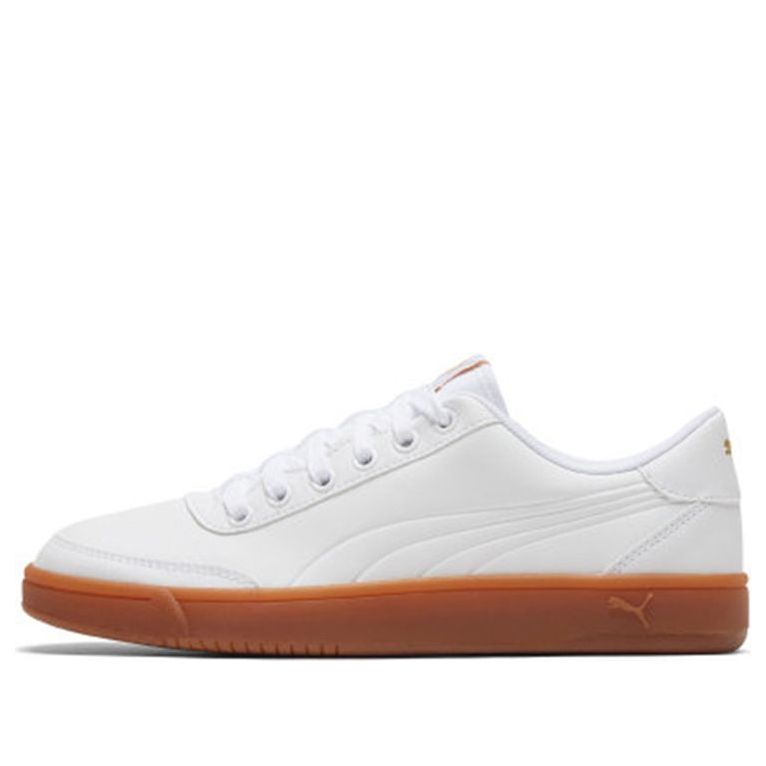 PUMA Court Breaker L Mono 'White Brown' 364976-04