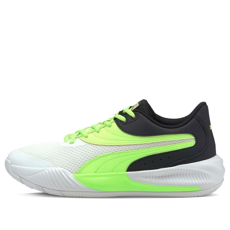 PUMA Triple Basketball 'White Green Glare' 195217-10