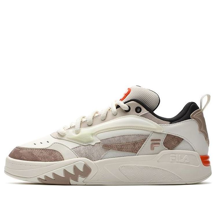 FILA FUSION Sport Vintage Basketball Shoes 'White Brown' T12M333203FTA