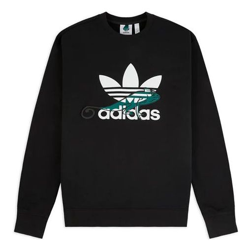 adidas originals Sweatshirt Print Men Black FM3701