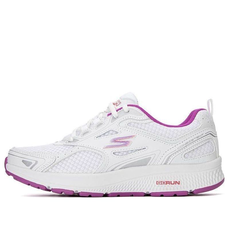 (WMNS) Skechers Go Run Consistent 'White Purple' 128075-WPR