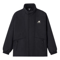 New Balance Logo Print Sport Jacket 'Black' AMJ31305-BK