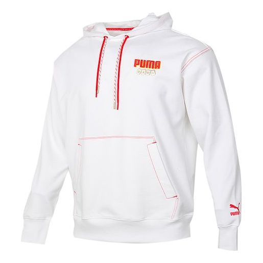 PUMA YOTOX Hoodie 'White Red Yellow' 531295-02