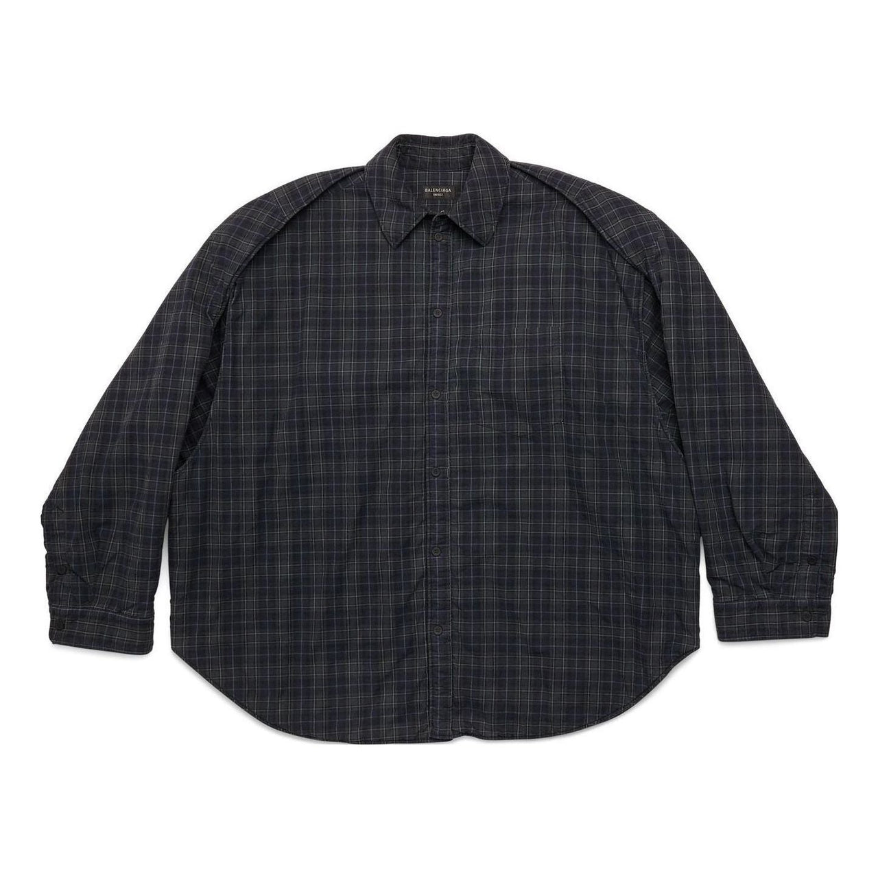 Balenciaga Detachable Sleeves Shirt Large Fit 'Grey' 751728TOM172952