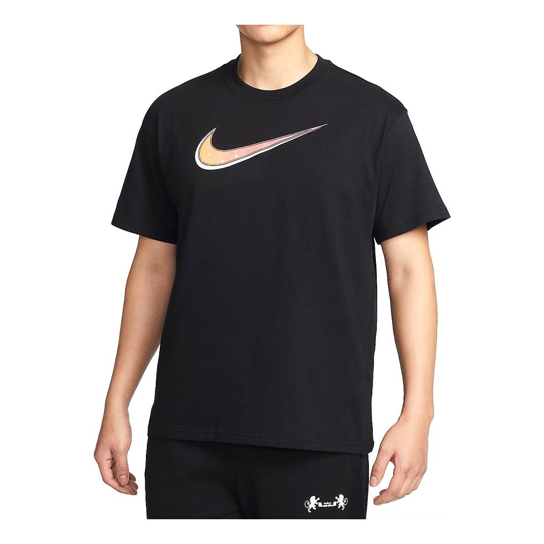 Nike x LeBron James M90 Basketball T-Shirt 'Black' FV8407-010