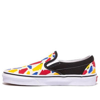 Vans CLASSIC SLIP-ON (POP LOGO) Black 'White Red Yellow' VN0A4U382O8