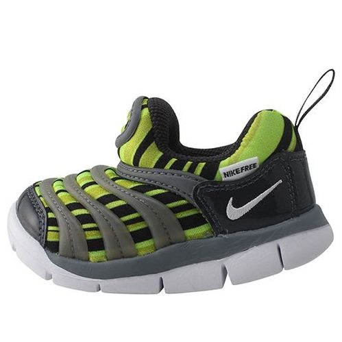 (TD) Nike Dynamo Free Low-Top Running Shoes Gray/Green 834366-700