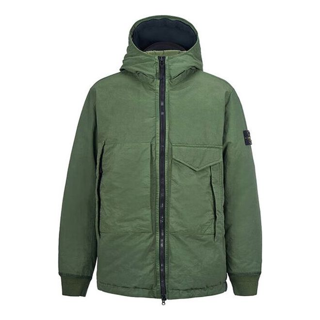 STONE ISLAND Opaque Down Jacket 'Olive Green' 771541421-V0058