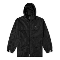 Off-White Arrows Modern Street Trench Coat Men Black OMEB014R20G450211001