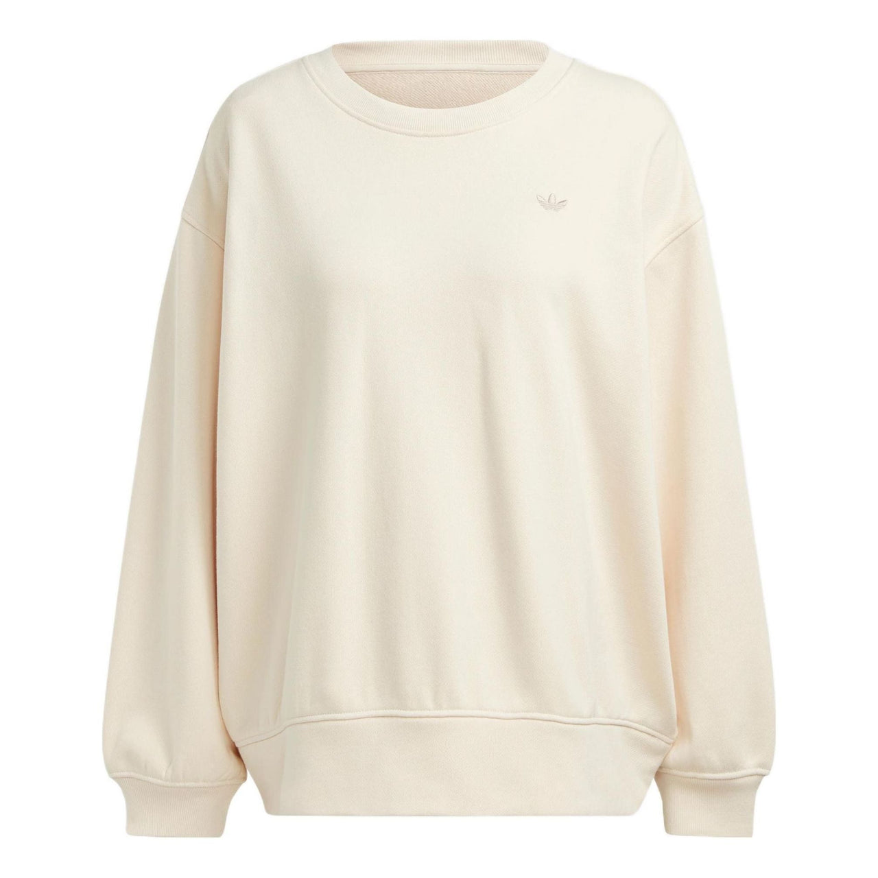 (WMNS) adidas Premium Essentials Oversized Sweatshirts 'White' IC4977