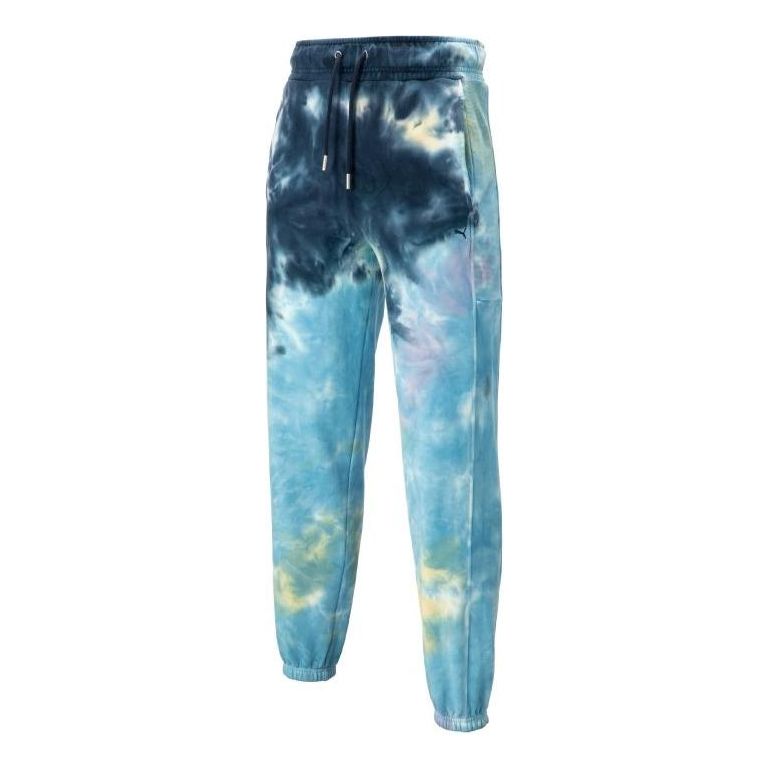 PUMA MMQ Tie Dye Sweatpants 'Blue' 539580-06