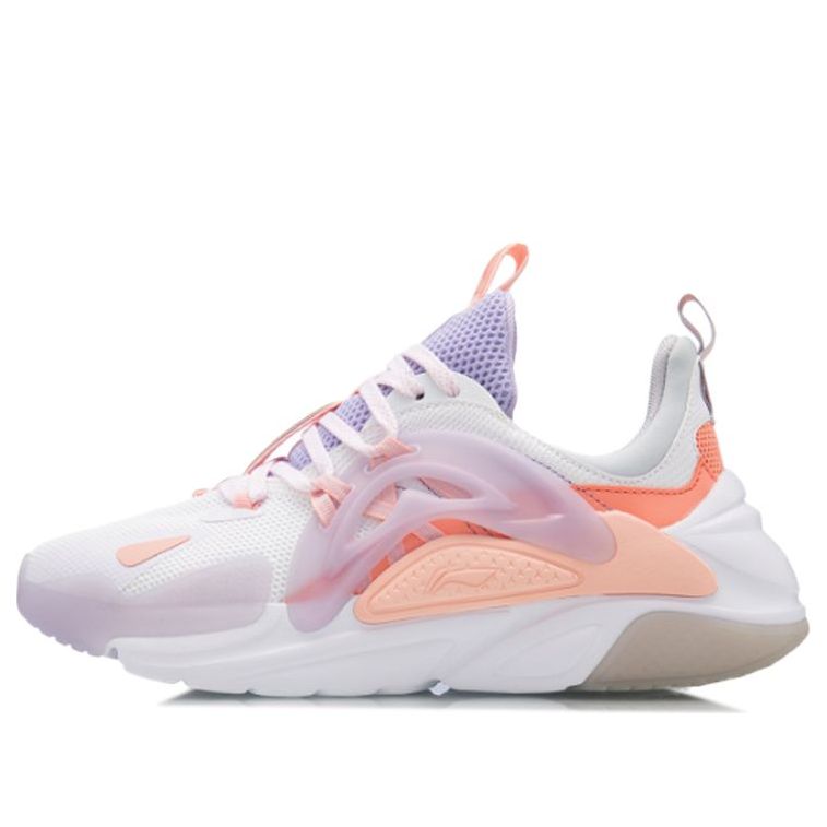 (WMNS) Li-Ning XingHuo Sport Leisure 'White Orange' AGLQ066-4