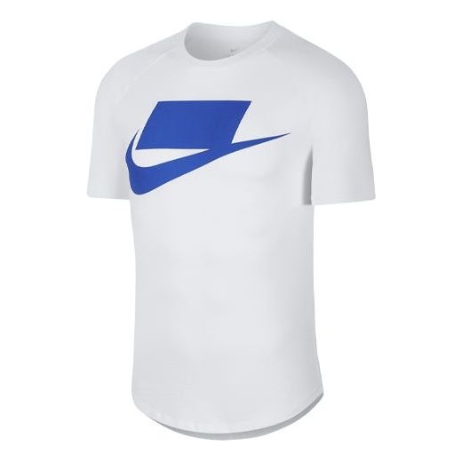 Nike Sportswear Classic Sports Training Round Neck Short Sleeve White BV7596-100