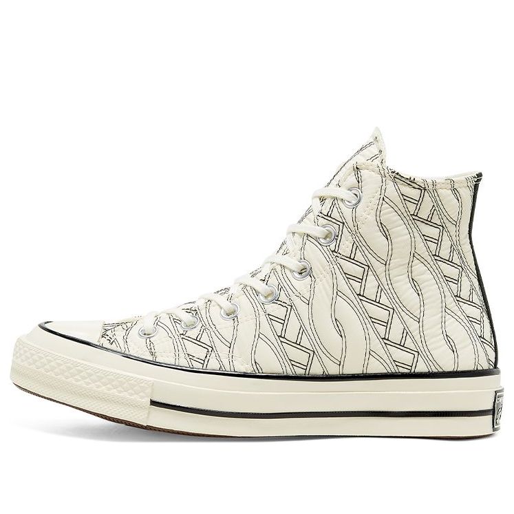 (WMNS) Converse Chuck 70 High 'Runway Cable - Egret Black' 568674C
