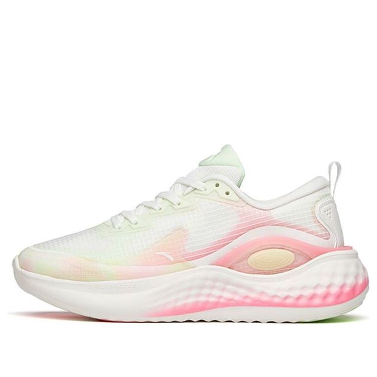 (WMNS) ANTA Running Series Sneakers 'White Green Pink' 122145556S-6