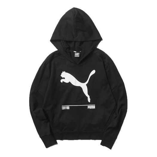 (WMNS) PUMA Nu-tility Hoody Black Hoodie 582780-01