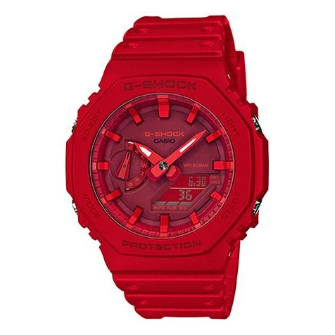 CASIO G-Shock Analog-Digital 'Red' GA-2100-4APR-PERSON