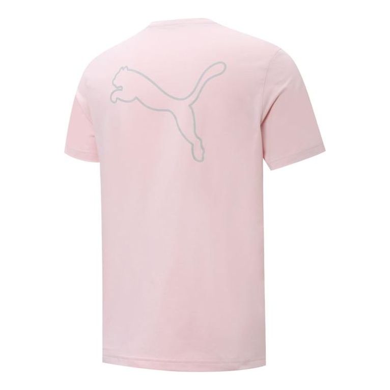 PUMA Back Big Logo Tee 'Pink' 671961-16