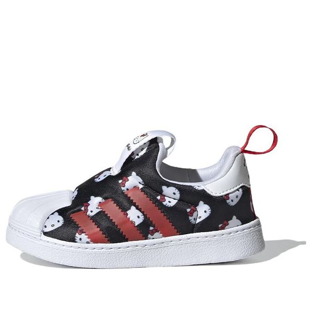 (TD) adidas Superstar 360 x Hello Kitty 'Black White Red' GY9214