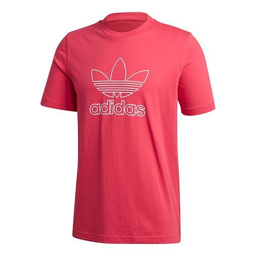 adidas originals Trefoil Logo Short Sleeve Red GF4097