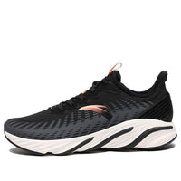 (WMNS) ANTA Leather Running Shoes 'Black Orange White' 122045522-7
