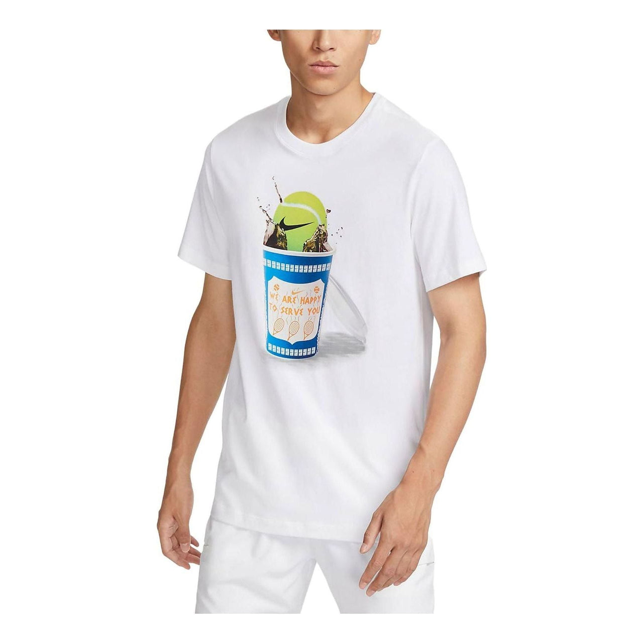 Nike Court Heritage Tennis T-shirt 'White' FJ1501-100